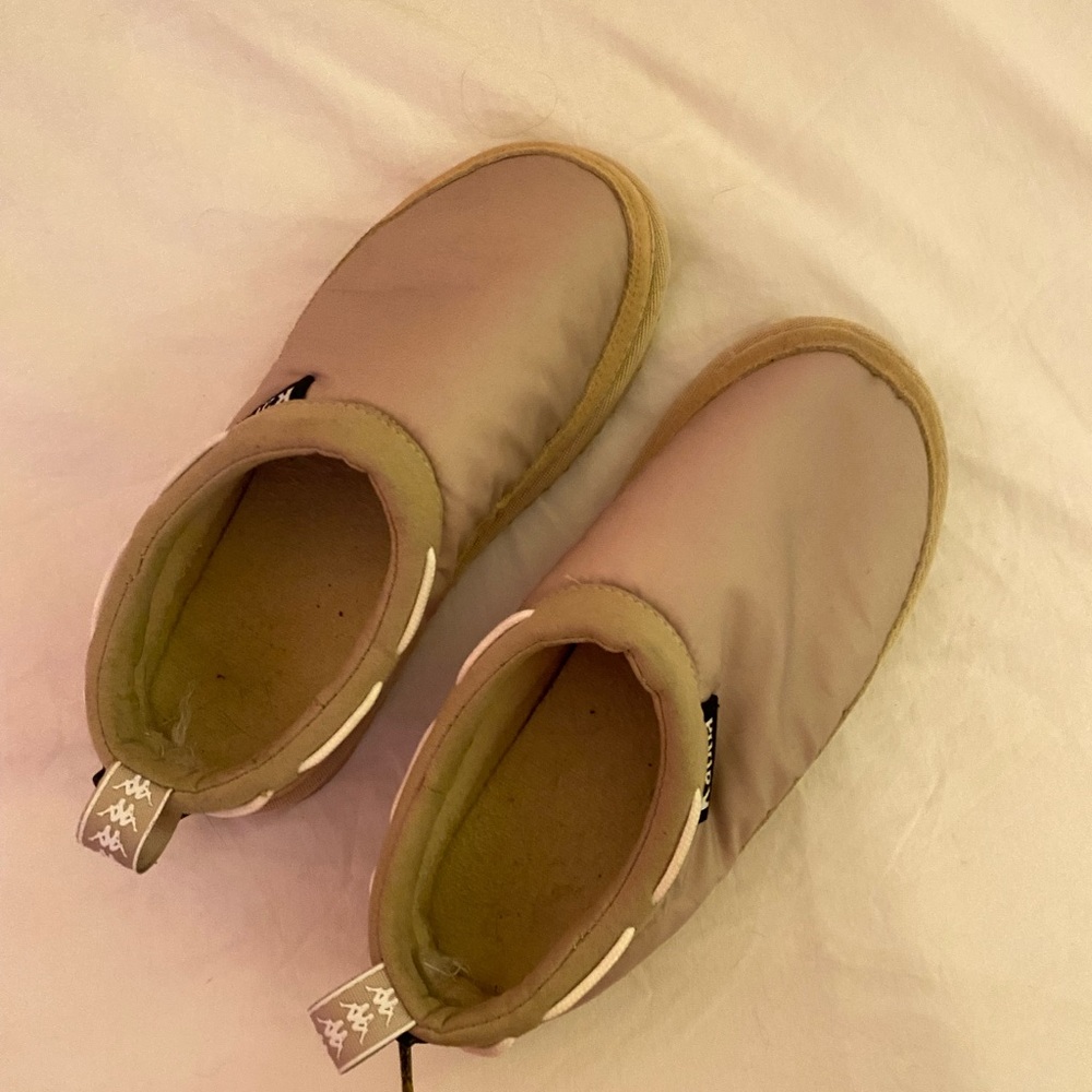 Kappa 222 Banda Mules - Beige and Tan